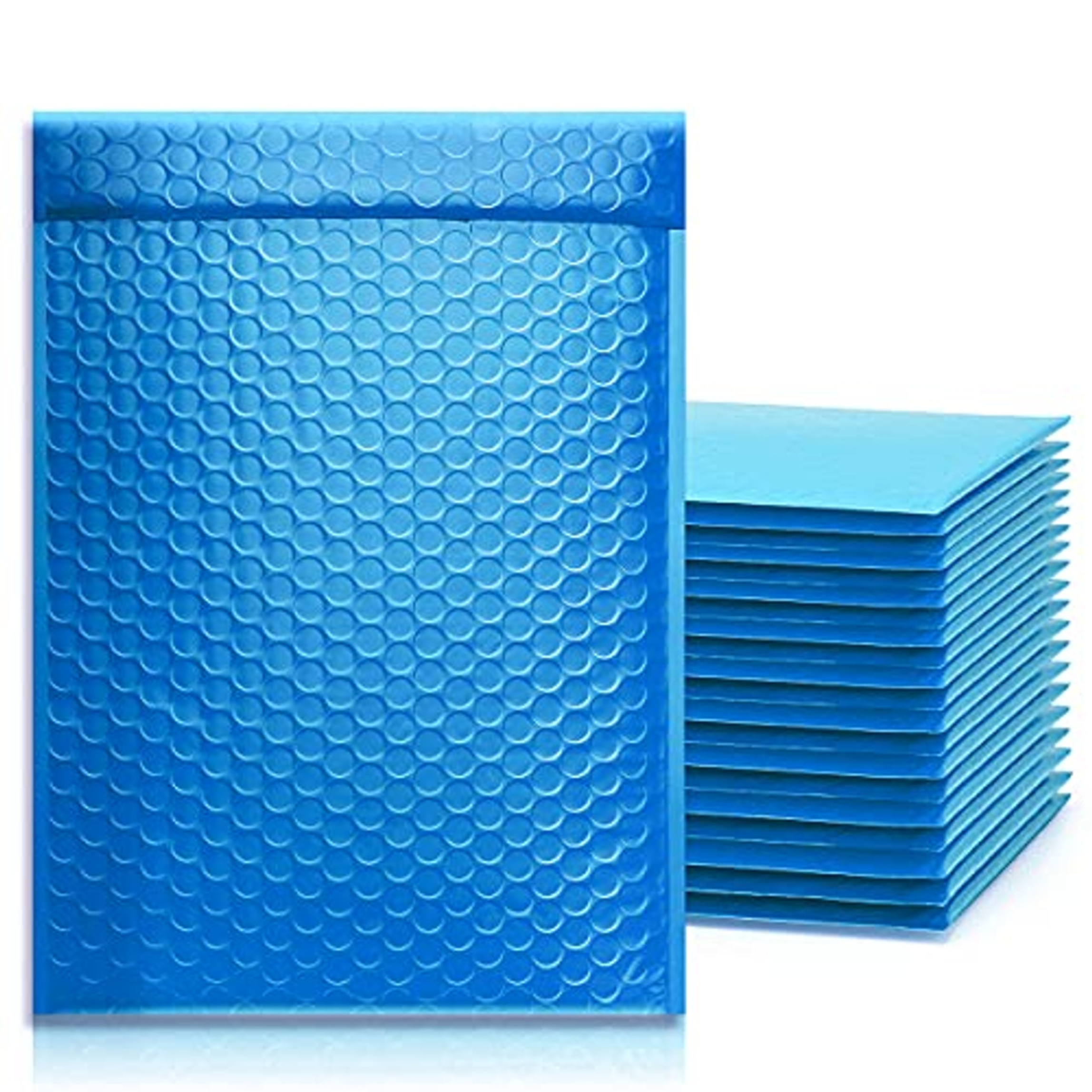 Blue Poly Bubble Mailers