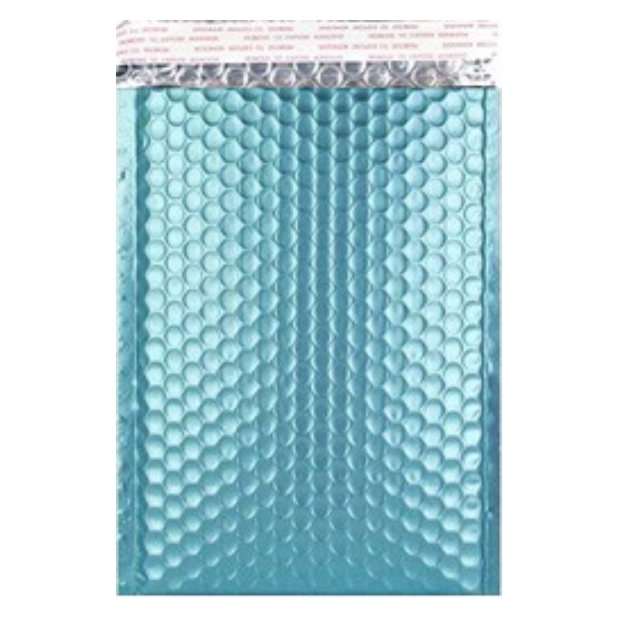 Metallic AQUA ICE Bubble Mailer (Heavy Style)
