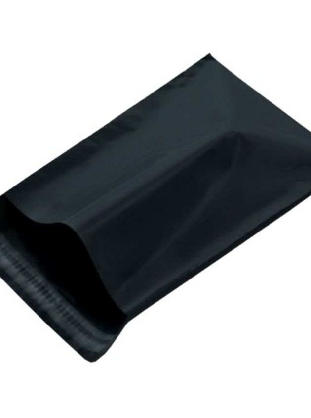 Black Tuffshield Poly Mailers