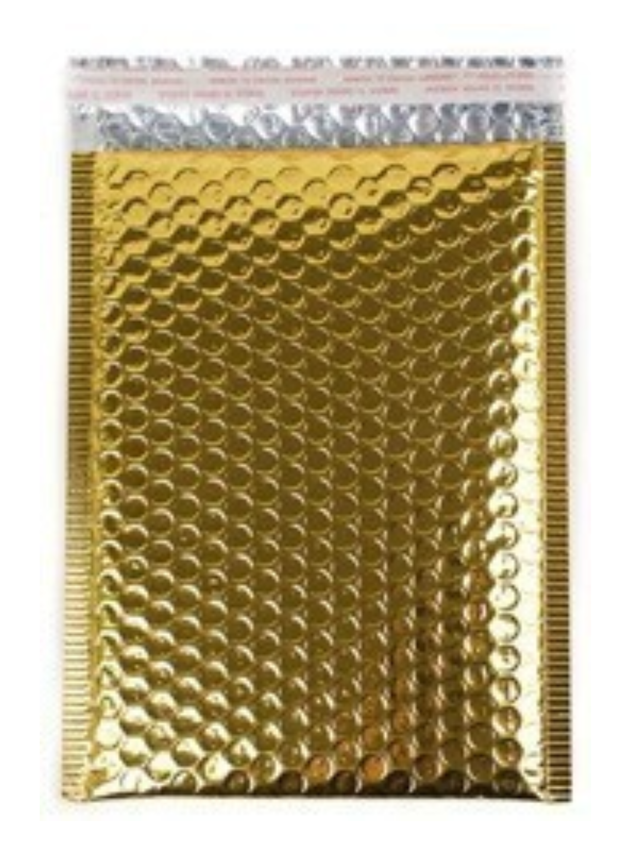 Metallic Gold Bubble Mailer (Heavy Style)