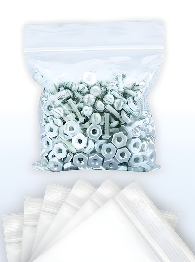Clear Re-Closeable 2mil Poly Bags