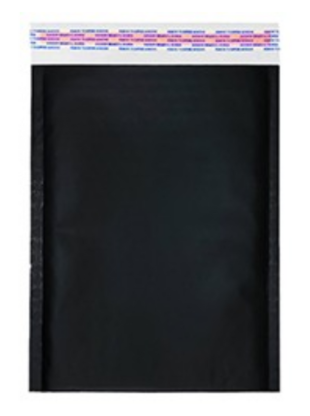 Matte Black Bubble Mailers