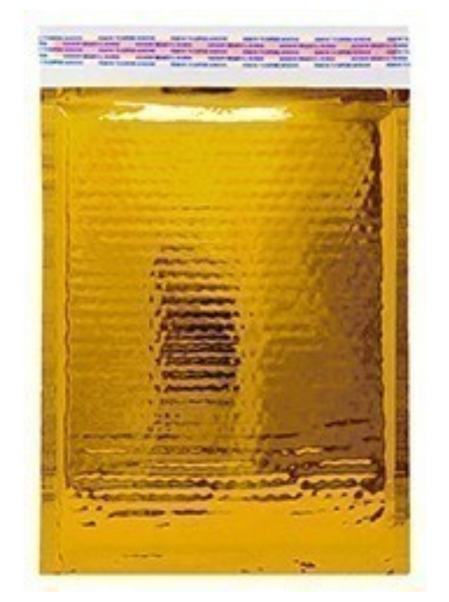 Glamour Gold Bubble Mailers