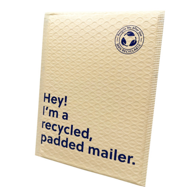 Recycled Message Poly Bubble Mailers