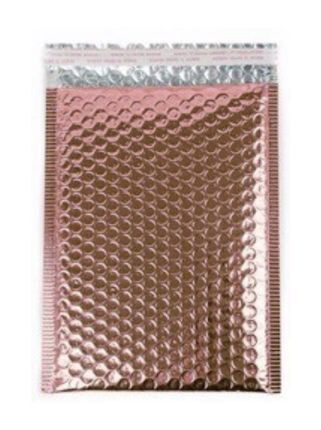 Metallic Rose Gold Bubble Mailer (Heavy Style)