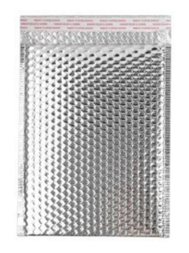 Metallic Silver Bubble Mailer (Heavy Style)